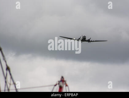 Dakota a Driffield air show, nello Yorkshire, Regno Unito Foto Stock