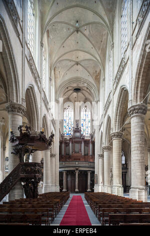 Belgio, Anversa, interno del Sint-Jacobskerk Foto Stock