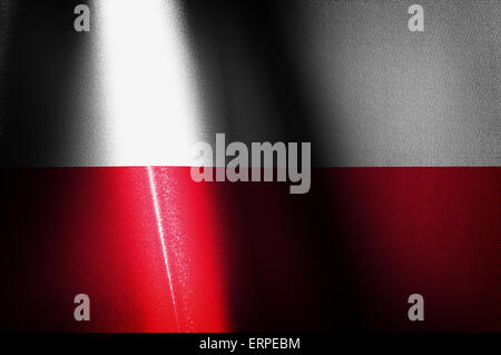 La Polonia bandiere immagini Foto Stock