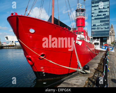 Il Pianeta lightship, Liverpool Foto Stock