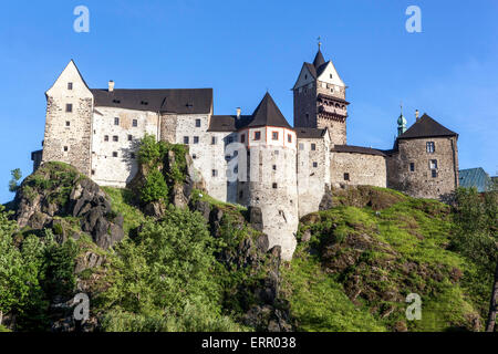 Repubblica Ceca castelli, Castello di Loket Repubblica Ceca Foto Stock