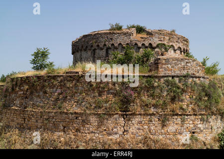 Castello di Chios, una cittadella medievale nella città di Chios sull'isola greca di Chios. Foto Stock