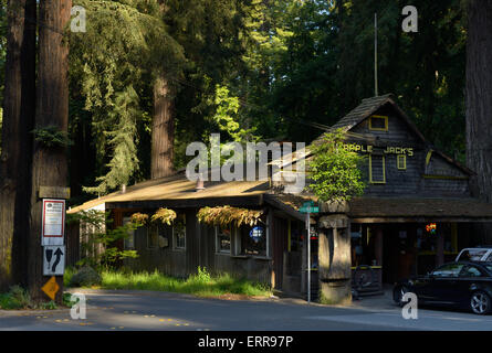 Apple Jack's dive bar, la Honda CA Foto Stock