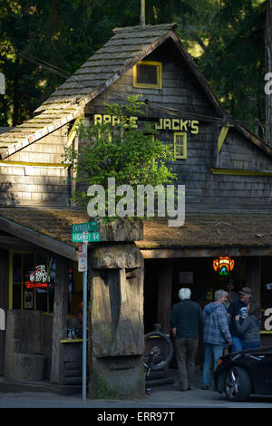 Apple Jack's dive bar, la Honda CA Foto Stock