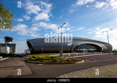 Aeroporto di Karlovy Vary, il nuovo terminale hall. Repubblica ceca Foto Stock