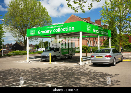 Asda Click & raccogliere Wolverhampton West Midlands England Regno Unito Foto Stock