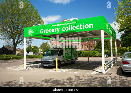 Asda Click & raccogliere Wolverhampton West Midlands England Regno Unito Foto Stock