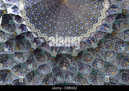 Imam Moschea Shah massimale in Naqshe JAHAN Piazza Esfahan Foto Stock