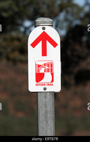 Heysen Trail tracciafile segno. Flinders Ranges, Sud Australia. Foto Stock