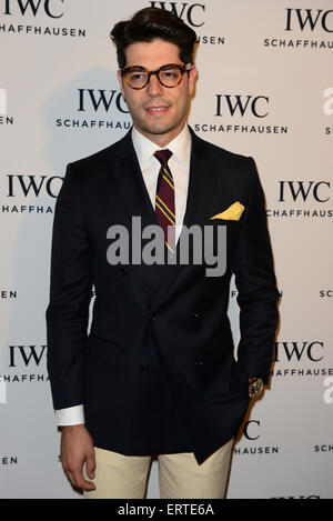 IWC Schaffhausen celebra "intramontabile Portofino' evento di gala durante Art Basel Miami Beach con: Kadu Dantas dove: Miami Beach, Florida, Stati Uniti quando: 03 Dic 2014 Credit: Johnny Louis/WENN.com Foto Stock