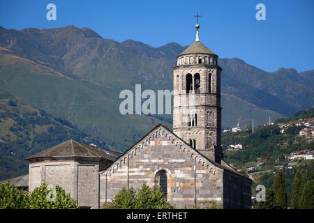 Chiesa di Santa Maria del Tiglio a Gravedona lago di Como Foto Stock