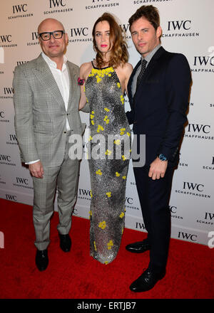 IWC Schaffhausen celebra "intramontabile Portofino' evento di gala durante Art Basel Miami Beach con: Emily Blunt dove: Miami Beach, Florida, Stati Uniti quando: 03 Dic 2014 Credit: Fotografia JLN/WENN.com Foto Stock