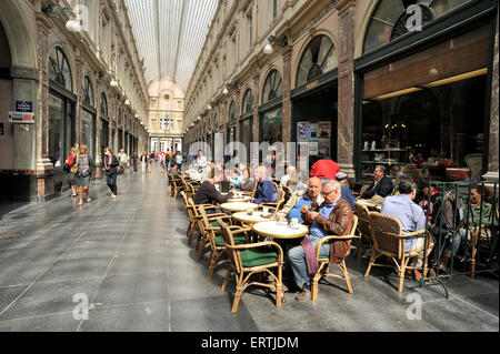 Belgio, Bruxelles, Galeries Saint-Hubert Foto Stock