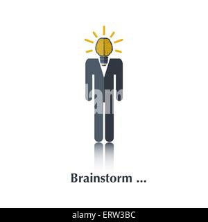 Brainstorm Illustrazione Vettoriale