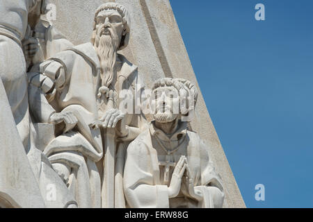 Padrao dos Descobrimentos, la marineria memorial, l'età delle scoperte, Belem sul fiume Tago a Lisbona, Portogallo Foto Stock