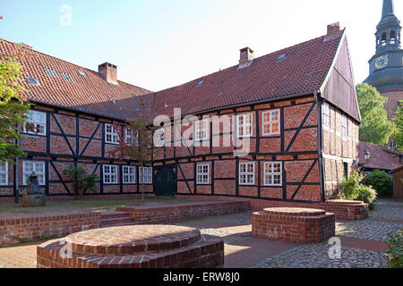 Johannis monastero e S. Cosmae et Damiani Chiesa, Stade, Bassa Sassonia, Germania Foto Stock