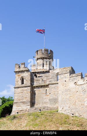 Torre Osservatorio a Lincoln Castle, Regno Unito. Foto Stock