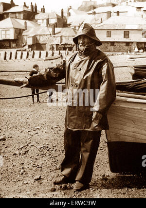 St Ives Cornwall periodo Vittoriano Foto Stock