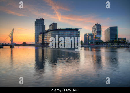 Media City a Salford Quays, Manchester Foto Stock