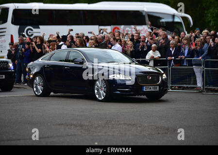 Londra, Regno Unito. 8 Giugno, 2015. Il principe Harry assiste il WellChild Concerto di Gala per Cheltenham carità alla Royal Albert Hall di Londra. Credito: Vedere Li/Alamy Live News Foto Stock