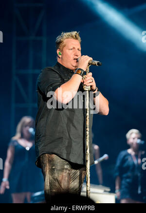 Rascal Flatts eseguendo al Carolina Country Music Festival a Myrtle Beach South Carolina Foto Stock