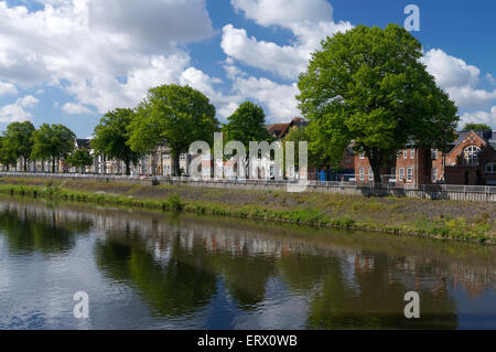 Fitzhamon Embankment, Riverside, Cardiff, Galles del Sud, Regno Unito. Foto Stock