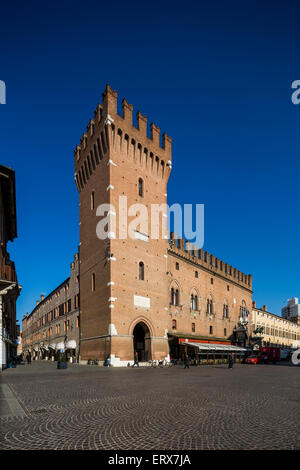 Il Palazzo Municipale, Ferrara, Italia Foto Stock