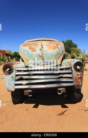 Auto abbandonate dal solitario, Namibia Foto Stock