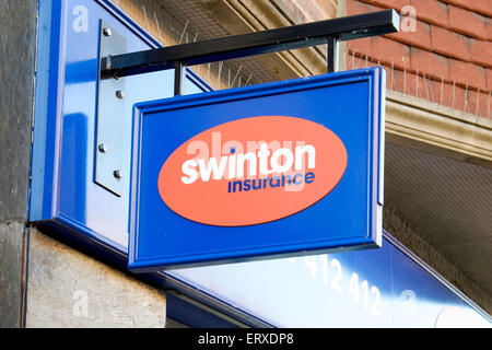 Swinton Insurance gruppo segno nome e logo Foto Stock