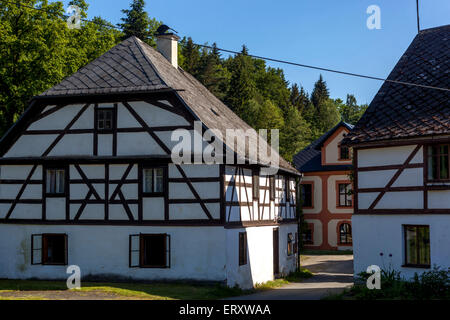 Repubblica ceca Utery, una piccola e pittoresca cittadina, Plzen regione ovest Boemia, Foto Stock