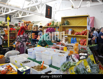 Il Vecchio Mulino Biscut mercato, Woodstock, Cape Town, Sud Africa Foto Stock