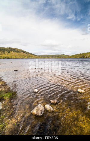 Loch Achilty nelle Highlands Scozzesi. Foto Stock