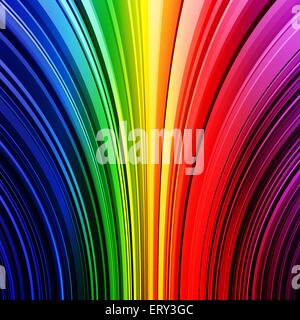 Abstract orditi rainbow stripes background. EPS RGB vettore 10 Illustrazione Vettoriale
