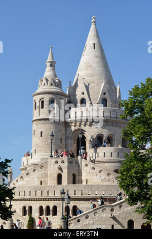 Bastione dei Pescatori Budapest Ungheria Foto Stock