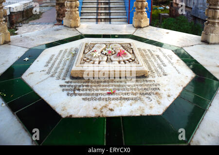 Impronte , Shree Swaminarayan Mandir tempio ; Chhapia , Chhapaiya , Ayodhya ; Faizabad ; Uttar Pradesh ; India , Asia Foto Stock