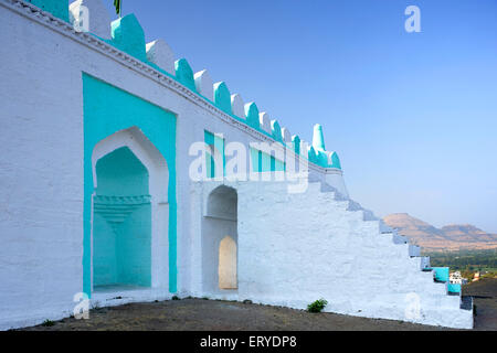 Moschea di Eidgah, scala Masjid, Junnar, Pune, Maharashtra, India, Asia Foto Stock