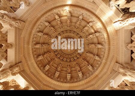 BAPS tempio di Swaminarayan ; Bhavnagar district ; Gujarat ; India Foto Stock