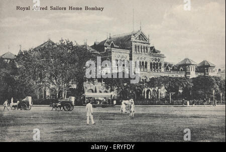 Royal Alfred Sailors Home , Maharashtra Police Headquarters , vintage 1900s picture , Wellington Circle , Bombay , Mumbai , Maharashtra , India , Asia Foto Stock