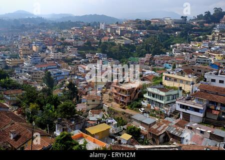 Città , Coonoor , Ooty , Udagamandalam , Nilgiris , Tamil Nadu , India , Asia Foto Stock