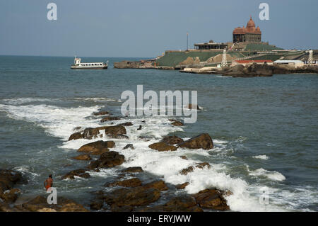 Swami Vivekananda Rock Memorial kanyakumari a Tamilnadu India Foto Stock