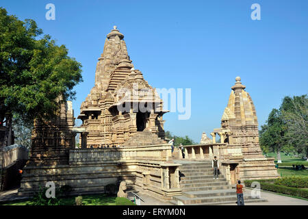 Lakshman temple khajuraho Madhya Pradesh India Asia Foto Stock