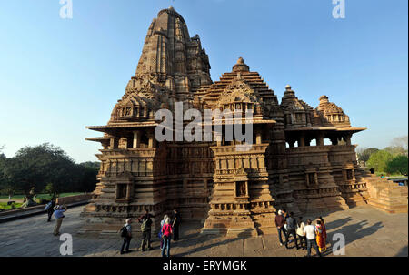 Lakshman temple Madhya Pradesh Khajuraho India Asia Foto Stock