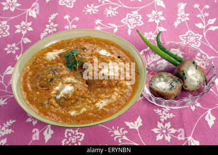 Punjabi food Kofta Curry India PR#743Ah Foto Stock