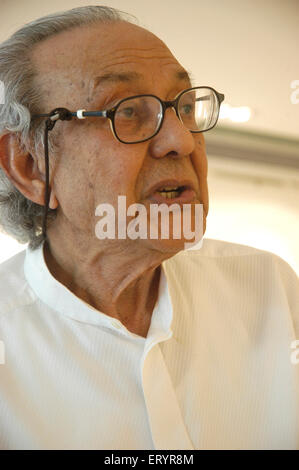 S. H. Raza , pittore indiano , Sayed Haider Raza , rinomato artista , India , Asia Foto Stock