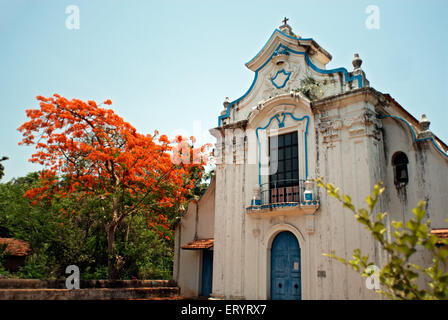 Chiesa desta capela ; Goa ; India 7 Maggio 2008 Foto Stock