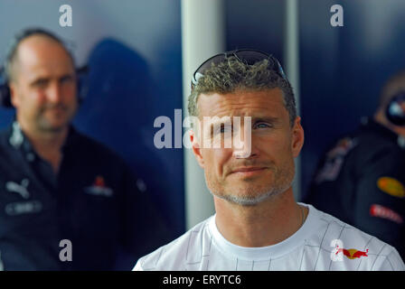 David Coulthard, pilota britannico, David Marshall Coulthard, presentatore, commentatore, giornalista, Scozia, Regno Unito, Foto Stock