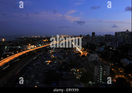 Orientale Freeway Express collega il sud di Mumbai Maharashtra India Asia Foto Stock