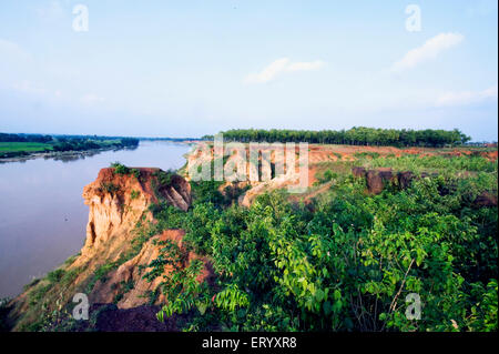 Indian Grand Canyon, fiume Shilabati, Gangani, Garbeta, Garhbeta, Midnapur, Medinipur Sadar, distretto di Paschim Medinipur, Bengala Occidentale, India, Asia Foto Stock