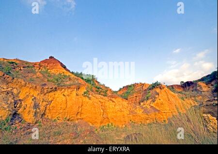 Indian Grand Canyon, fiume Shilabati, Gangani, Garbeta, Garhbeta, Midnapur, Medinipur Sadar, distretto di Paschim Medinipur, Bengala Occidentale, India, Asia Foto Stock