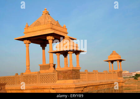 Il cenotafio ; in memoria della famiglia reale Bhuj ; ; ; Kutch Gujarat ; India Foto Stock